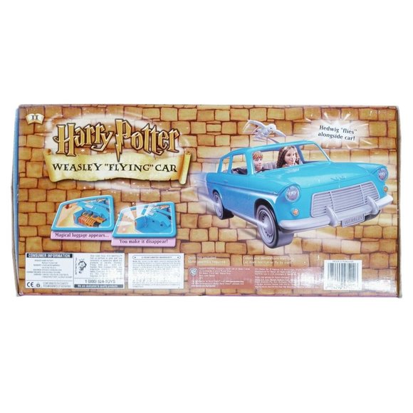 Vintage Harry Potter Weasley Flying Car New Ford Anglia Ron Hermione Owl Mattel - Picture 6 of 12
